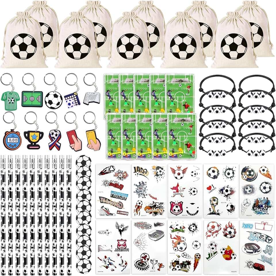 70 Stück Fußball Mitgebsel Kindergeburtstag Junge