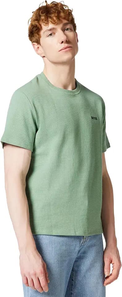 BOSS Herren Waffle T-Shirt 10269584 01 Pyjama_T_Shirt