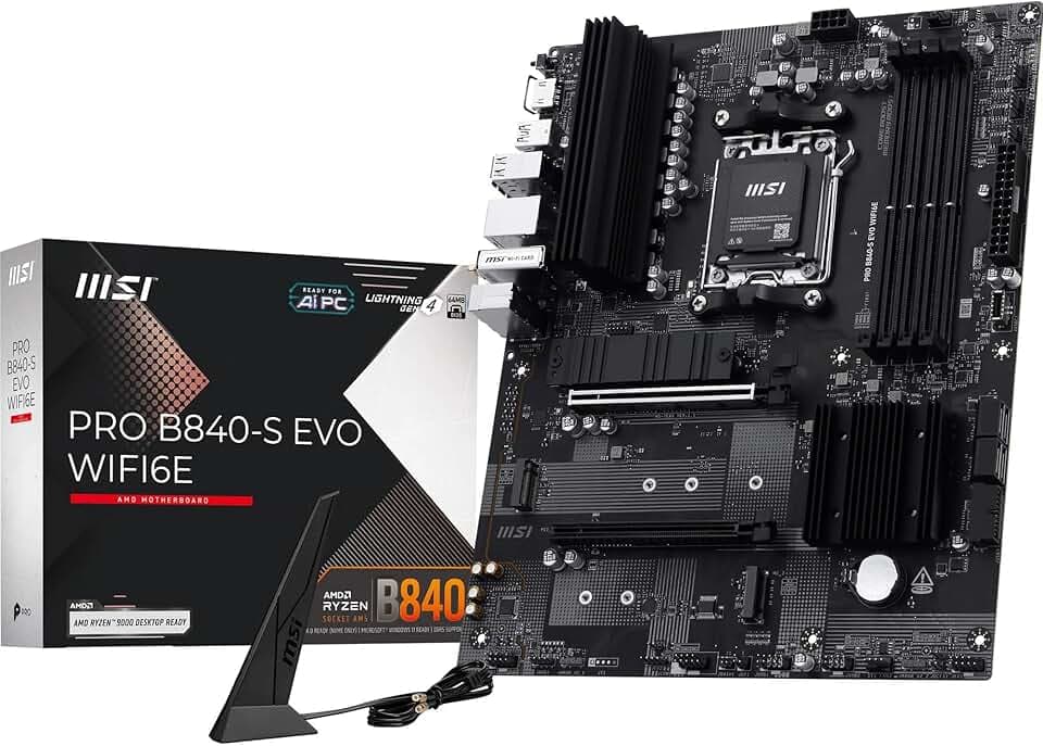 MSI PRO B840-S EVO WIFI6E - AM5 ATX Mainboard