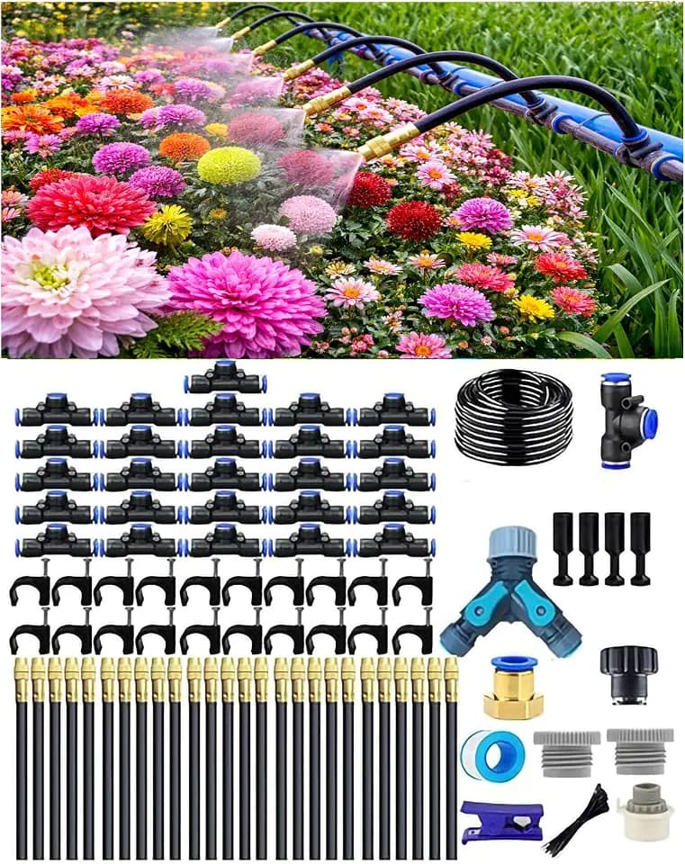360° Adjustable Drip Irrigation System – Garden Watering Sprinkler System