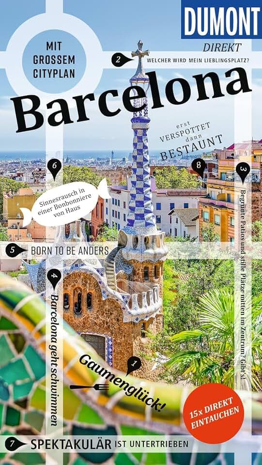 DUMONT direkt Reiseführer Barcelona: Mit großem Cityplan