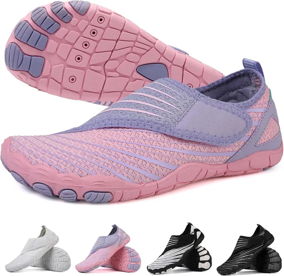 Voyabarefoot Shoes for Women Men Wide Toe Box River Pool Beach Water Shoe