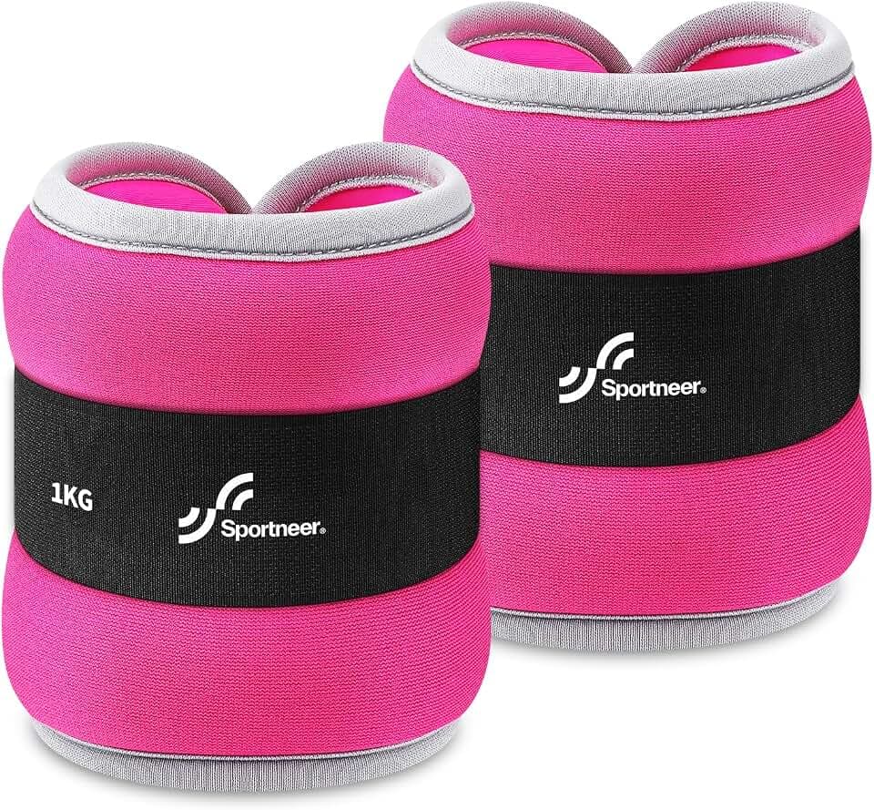 Sportneer Knöchelgewichte für Beine und Arme - Gewichtsmanschetten Set für Frauen und Männer für Krafttraining, Laufen, Walking, Fitness