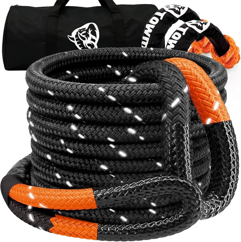Kinetic Recovery Tow Rope, 1.26in x 30ft Offroad Snatch Strap