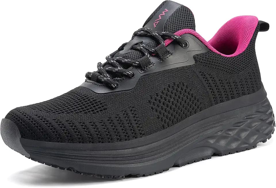 AVW Womens Non Slip Work Shoes Walking Sneakers Food Service Kitchen Shoes