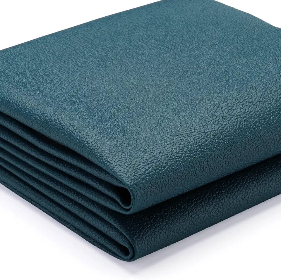 K-Musculo Vinyl Fabric, Marine Faux Leather Upholstery, for Upholstery Crafts, DIY Sewings, Sofa, Handbag, Earrings, Hair Bows Decorations (Green 54 * 72inch)