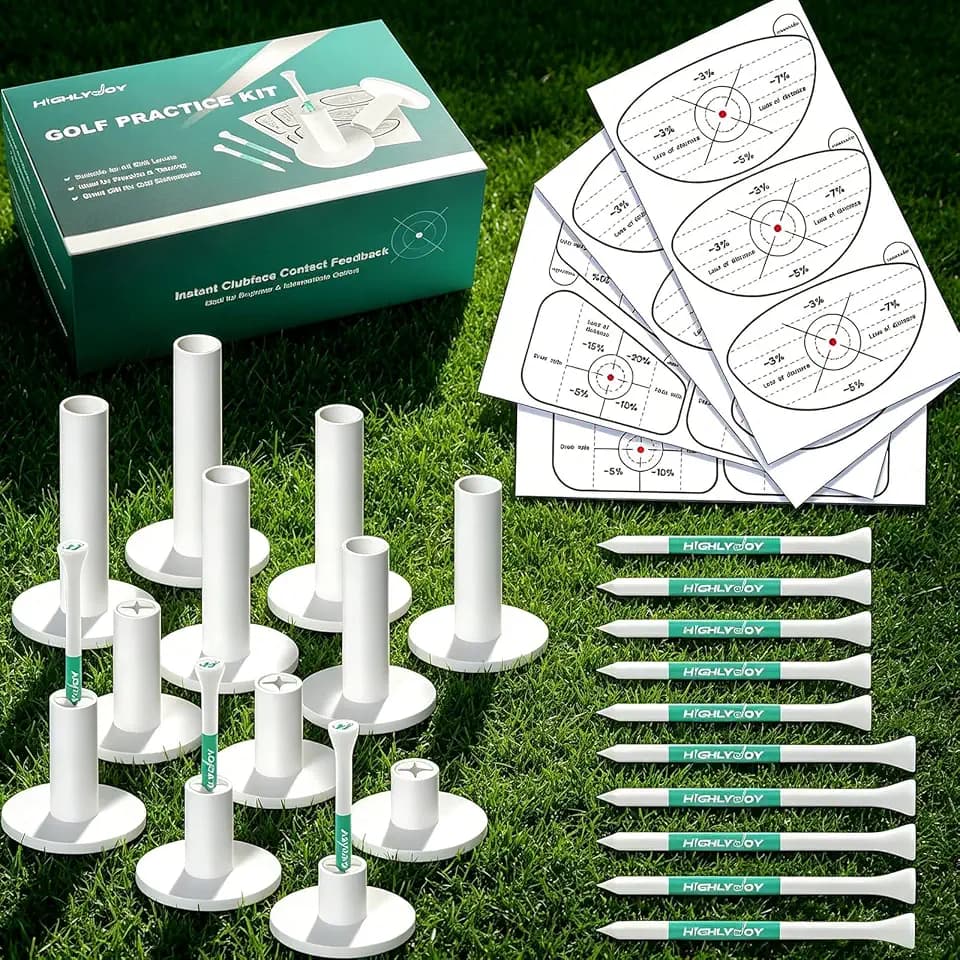 Golf Practice Kit for Men, 68 Pcs Swing Training Aid & Accessories