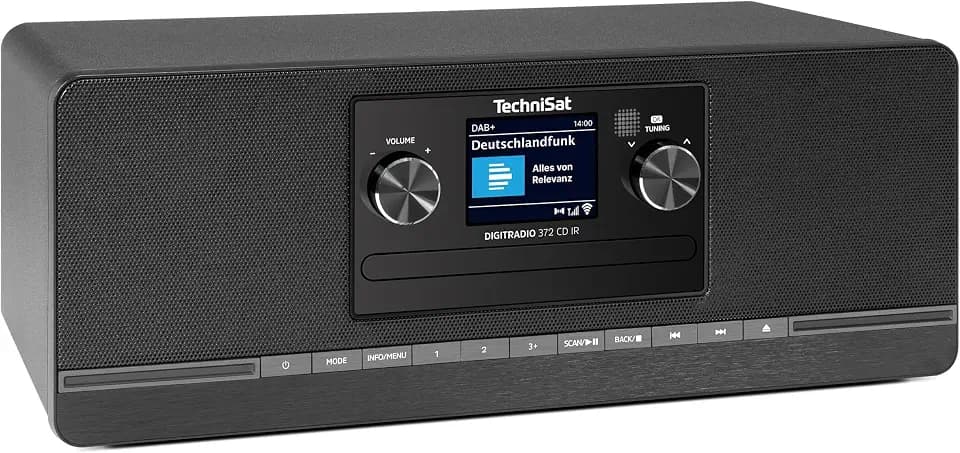 TechniSat DIGITRADIO 372 CD IR – Stereo Internetradio mit DAB+, UKW