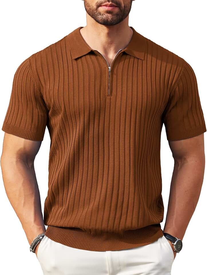 Coofandy Herren Ztj009320 Polohemd (1er Pack)
