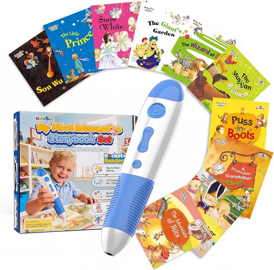 Interactive Audio Story Pen for Kids Ages 3–5