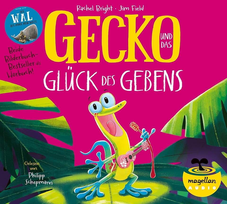 Gecko und das Glück des Gebens / Der Wal, der immer mehr wollte (Audio-CD): Ein Hörbuch für Kinder ab 3 Jahren (Bright/Field Bilderbücher)