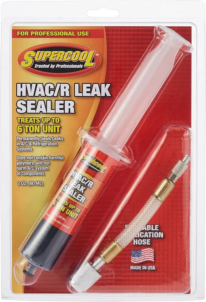 TSI Supercool 28399 HVAC Leak Stop Syringe with Application Hose, 2 fl. oz. (60 mL)