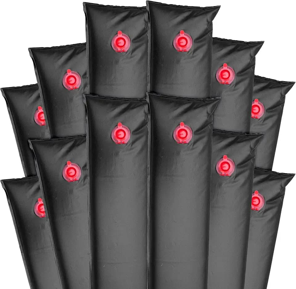 Robelle 10 ft. 12-Pack Heavy Duty Black Pool Cover Weights for Pool Cover