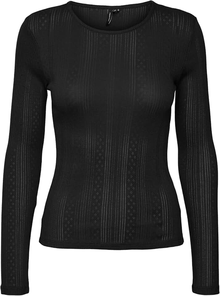 VERO Moda Damen Vmlisa Ls Top JRS Noos Vmlisa Ls Top JRS Noos (1er Pack)