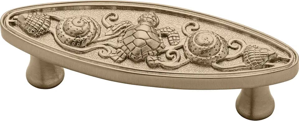 Franklin Brass 5 Pack Champagne Bronze Gold Cabinet Handles 3 inch (76mm) Kitchen Cabinet Handles and Drawer Pulls for Cupboards and Dressers | Seaside Cottage
