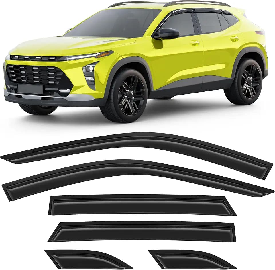 Tape-on Window Visors Rain Guards for Chevy Trax 2024 2025 2026