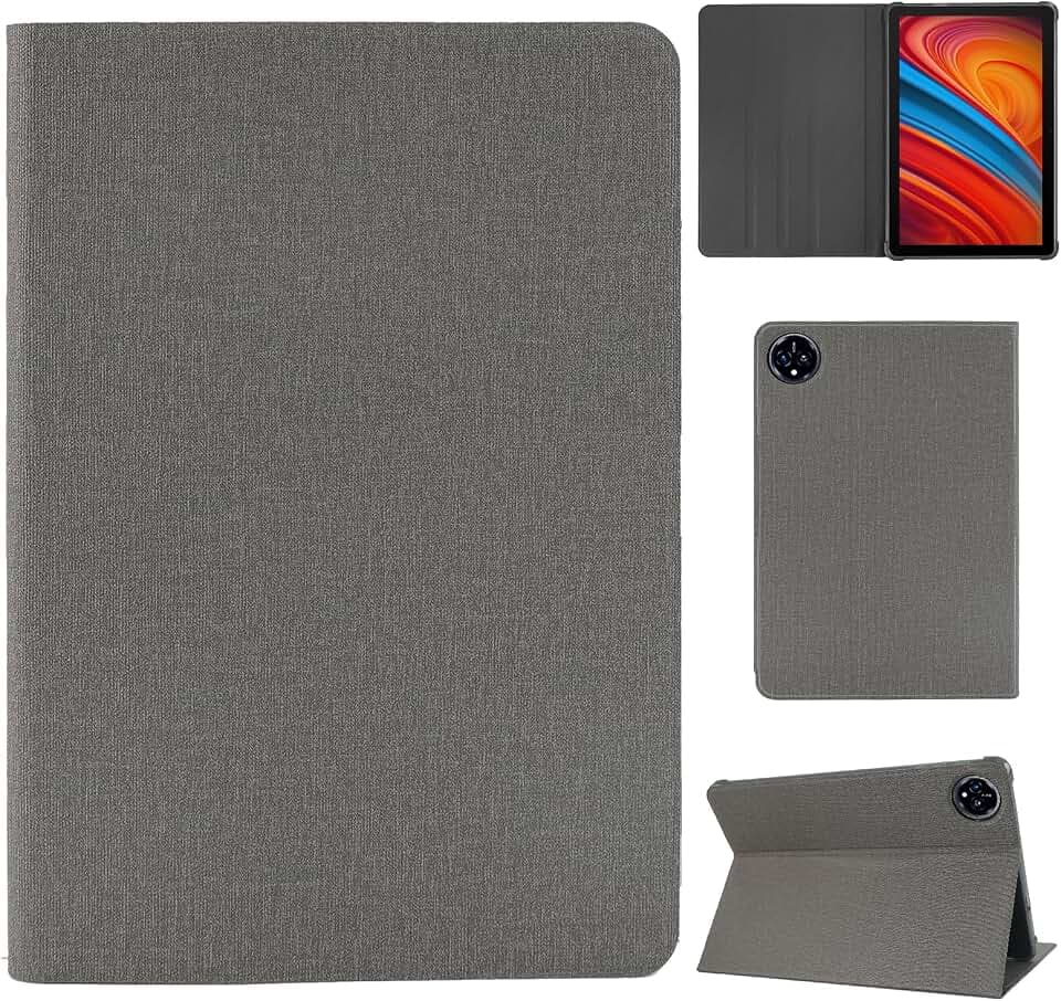 Xgody PU-Lederhülle + TPU-All-Inclusive-Softshell-Schutzhülle ist geeignet für Xgody Q16 11-Zoll-Tablet 2024