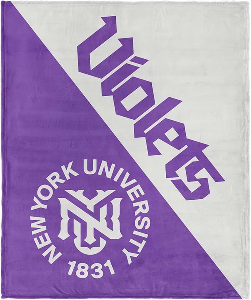 Northwest NCAA Silk Touch Throw Blanket, Ultra Soft Plush Polyester, Lightweight Warm Decorative Fan Gift, 46 x 60 in