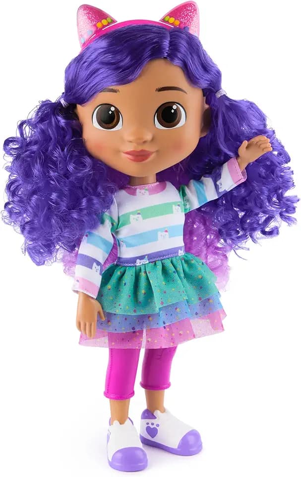 Gabby's Dollhouse Sing & Celebrate 13-Inch Gabby Girl Doll with Sounds