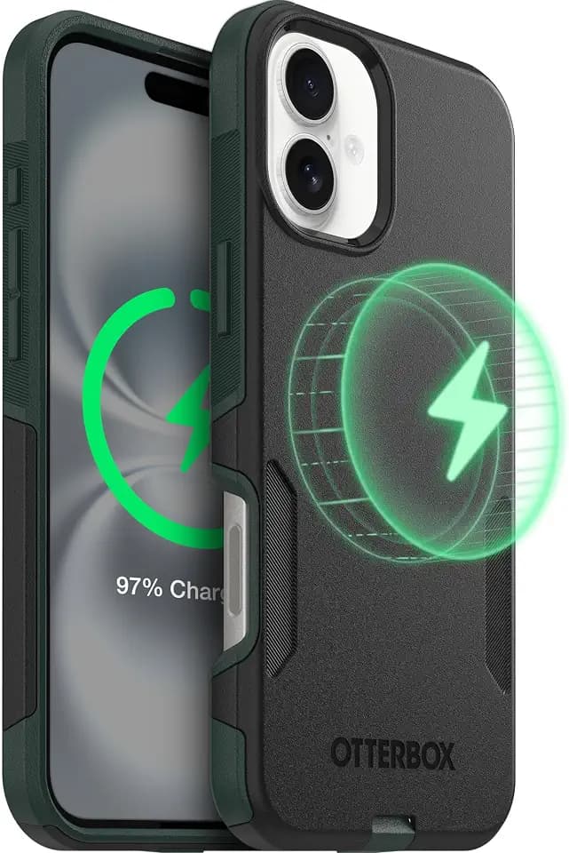 OtterBox iPhone 16 Plus – Commuter Series Slim MagSafe Case - Forest Night