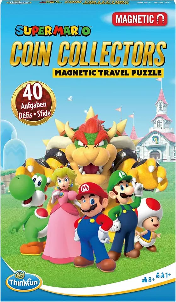 ThinkFun Logikspiel Super Mario Coin Collectors - Reisespiel ab 8 Jahre