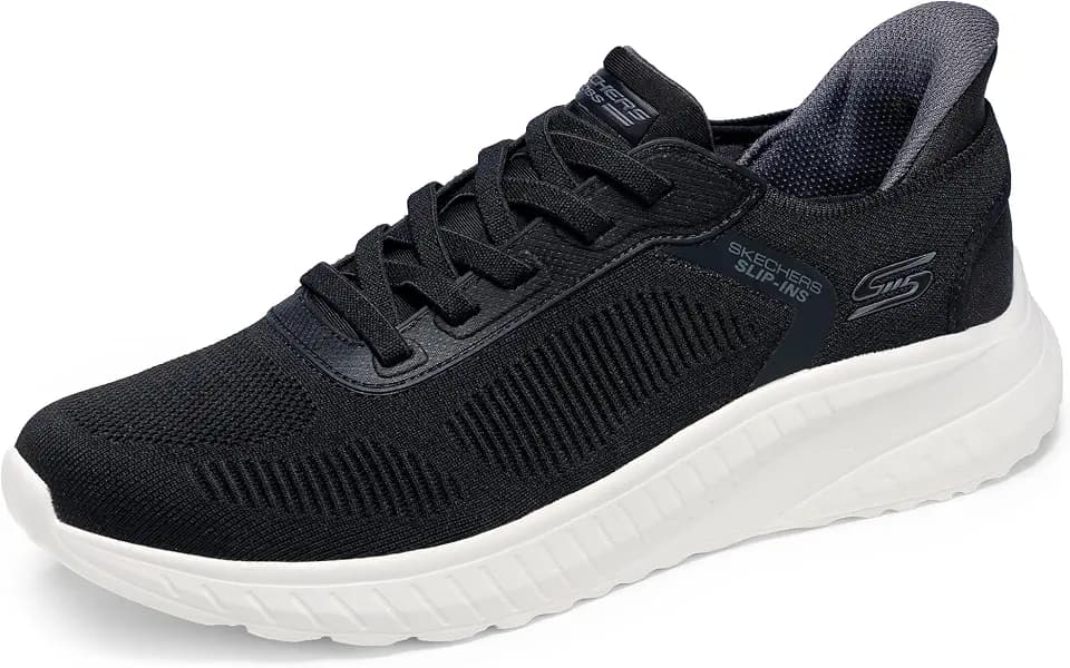 Skechers Men's Bobs Squad Chaos Solid Step Sneaker