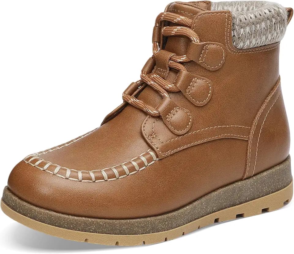 shoeslocker Ankle Boots for Girls Boys Hiking Work Combat with Side Zipper