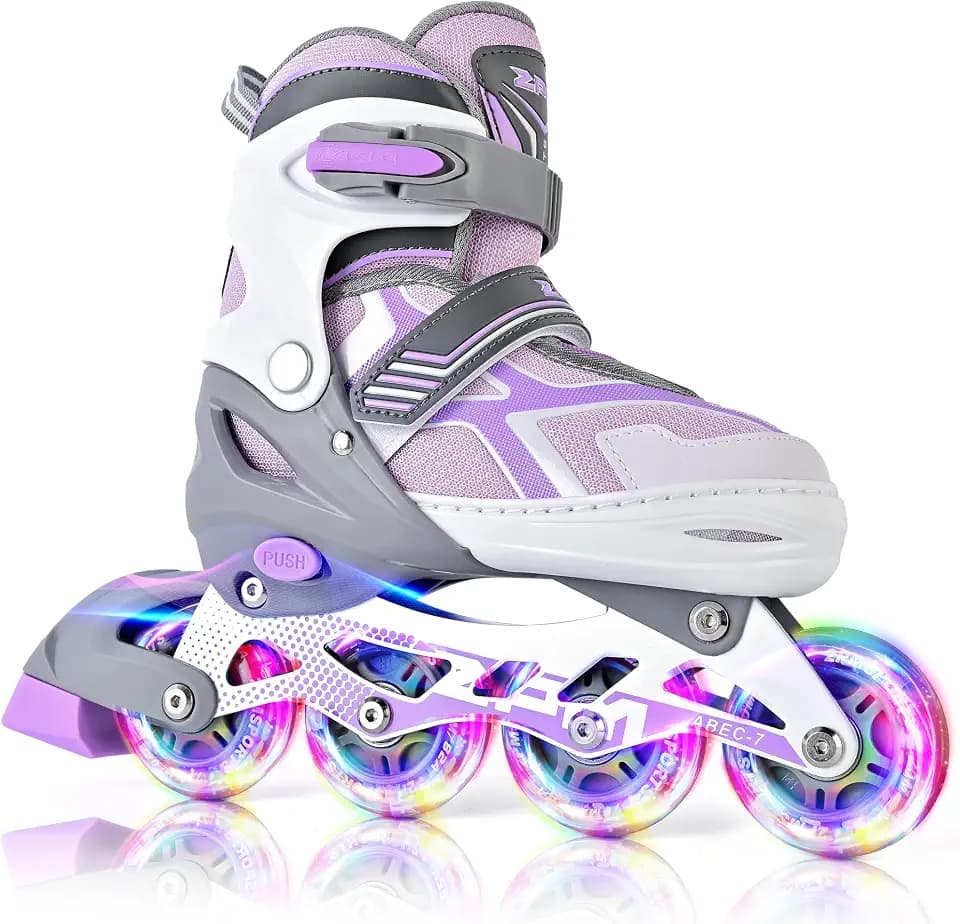 2PM SPORTS Adjustable Inline Skates for Kids, Youth and Adults