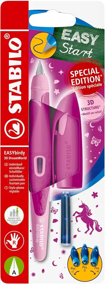 STABILO - Ergonomischer Schulfüller für Rechtshänder - EASYbirdy