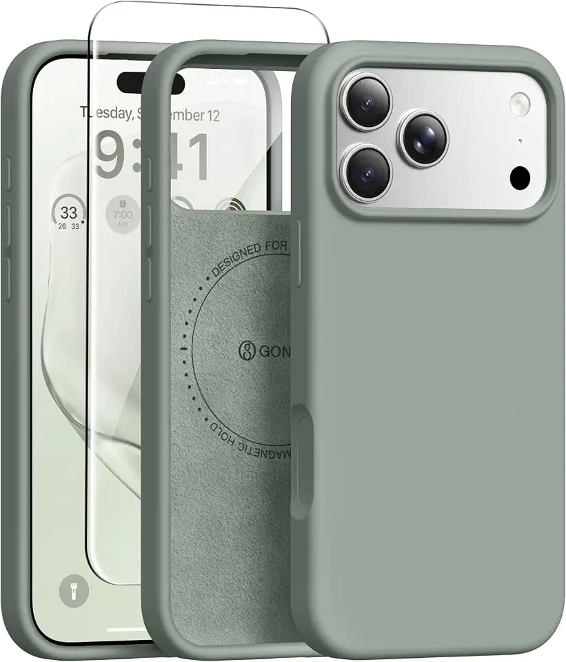GONEZ for iPhone 18 Pro Max Case/iPhone 17 Pro Max Case, Calke Green
