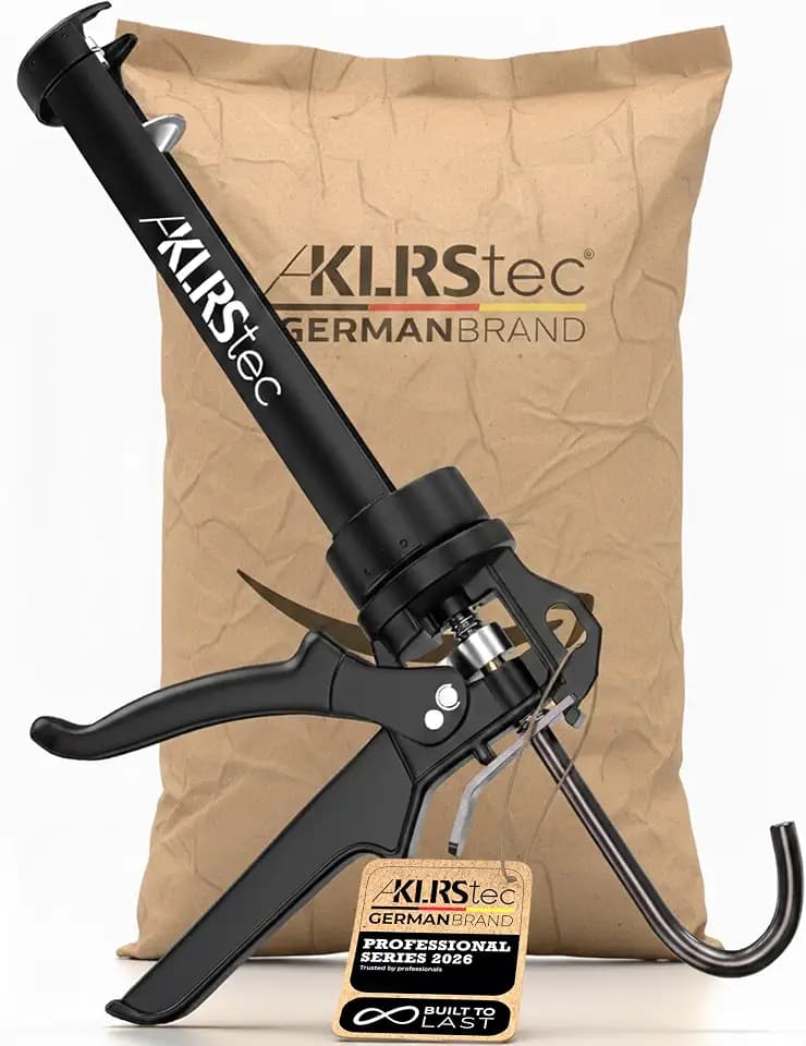 KLRStec Professional Caulk Gun 25:1 Heavy Duty Caulking Gun Smooth Rod 10oz