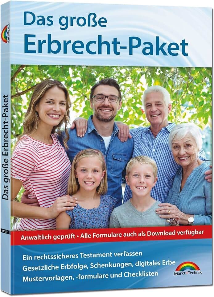 Das große Erbrecht Paket: - Erben und Vererben, aber richtig. Erbfolge - Testament - Steuern. komplett in Farbe