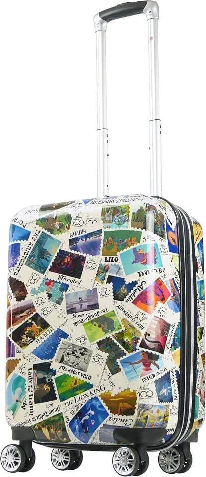 FUL Disney Stamps 22 Inch Carry On Luggage, Multi