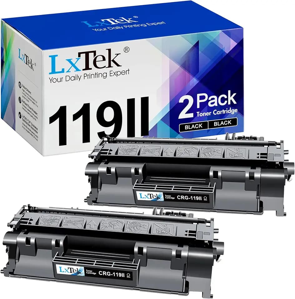 LxTek 119 II Toner Cartridge Replacement for Canon 119 CRG 119II 3480B001
