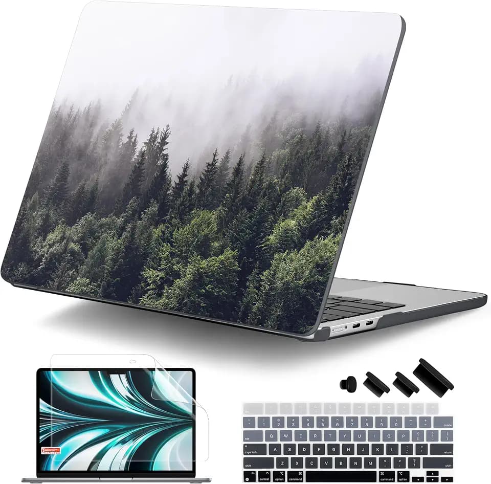 DONGKE Compatible with MacBook Air 13 inch Case M5 2026 M4 M3 M2 2025-2022