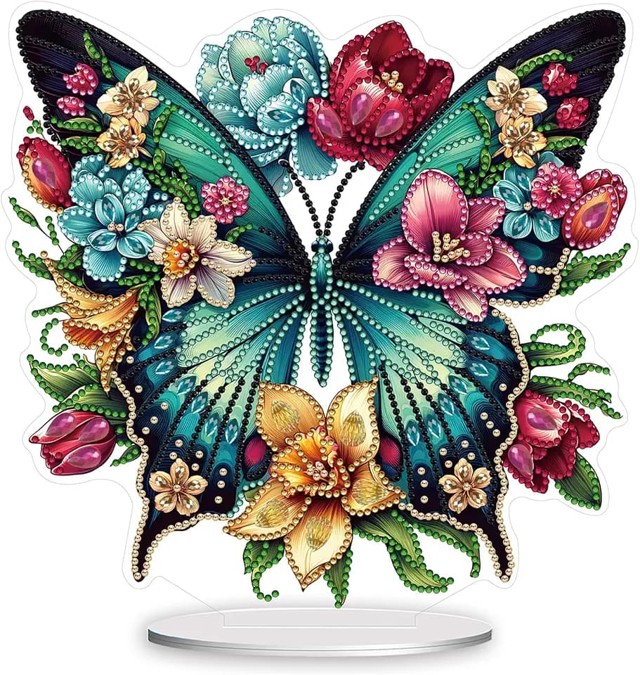 DISDADA DIY 5D Diamond Painting Schmetterling Aufsteller