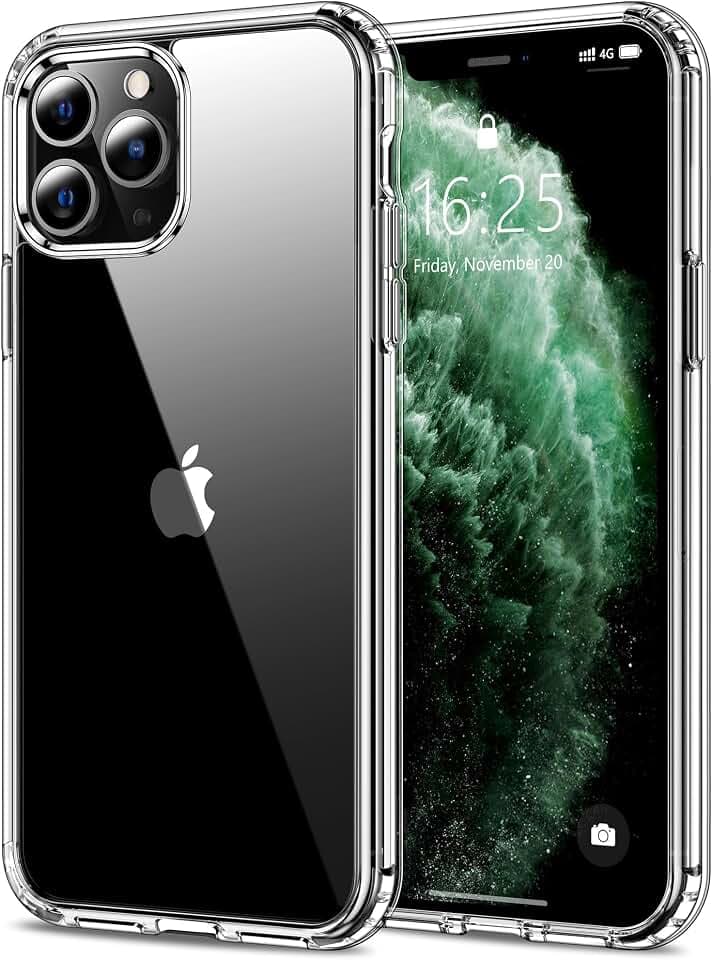 HOOMIL Case for iPhone 11 Pro Max, Anti-Yellowing, Crystal Clear