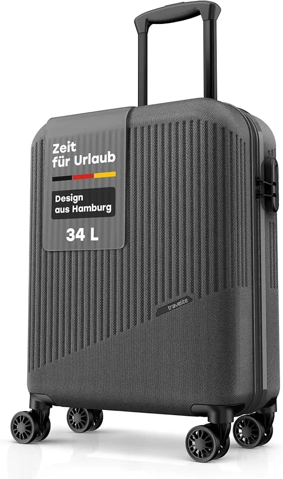 Travelite Handgepäck Koffer Bali Größe S, 55x39x20 cm, 2,5 kg, leicht