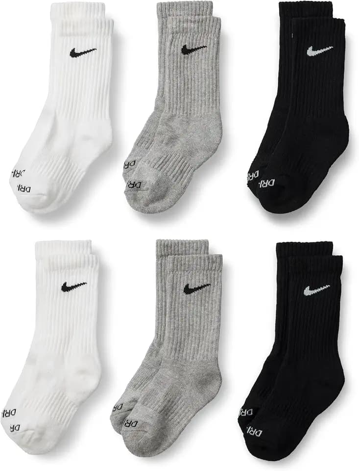 Nike Kids' Multi-Pack Performance Crew Socks