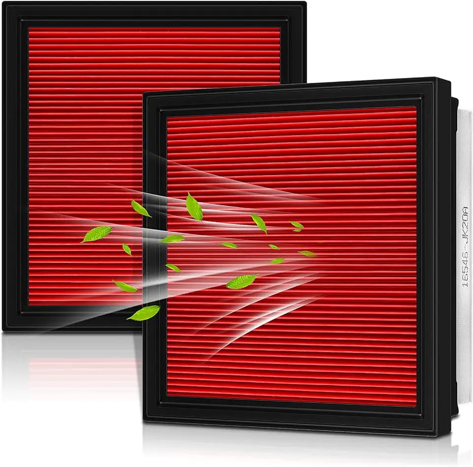 AUTOKAY 2pcs Engine Air Filter 16546JK20A Fit for Nissan 350Z (2007-2009)
