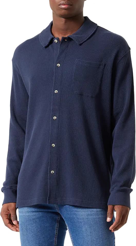 MUSTANG Herren Style Pablo Pc Longsleeve Polohemd