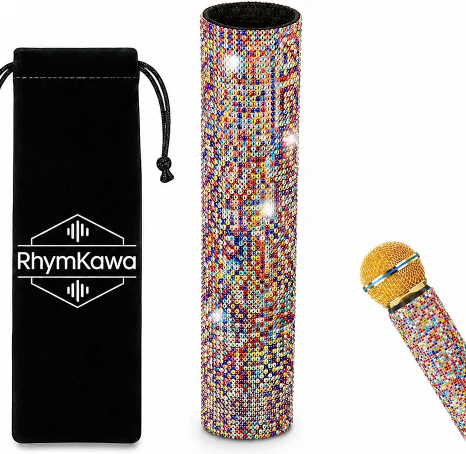 Multicolor Shine Wrap adding Vibrancy to Cordless Mic