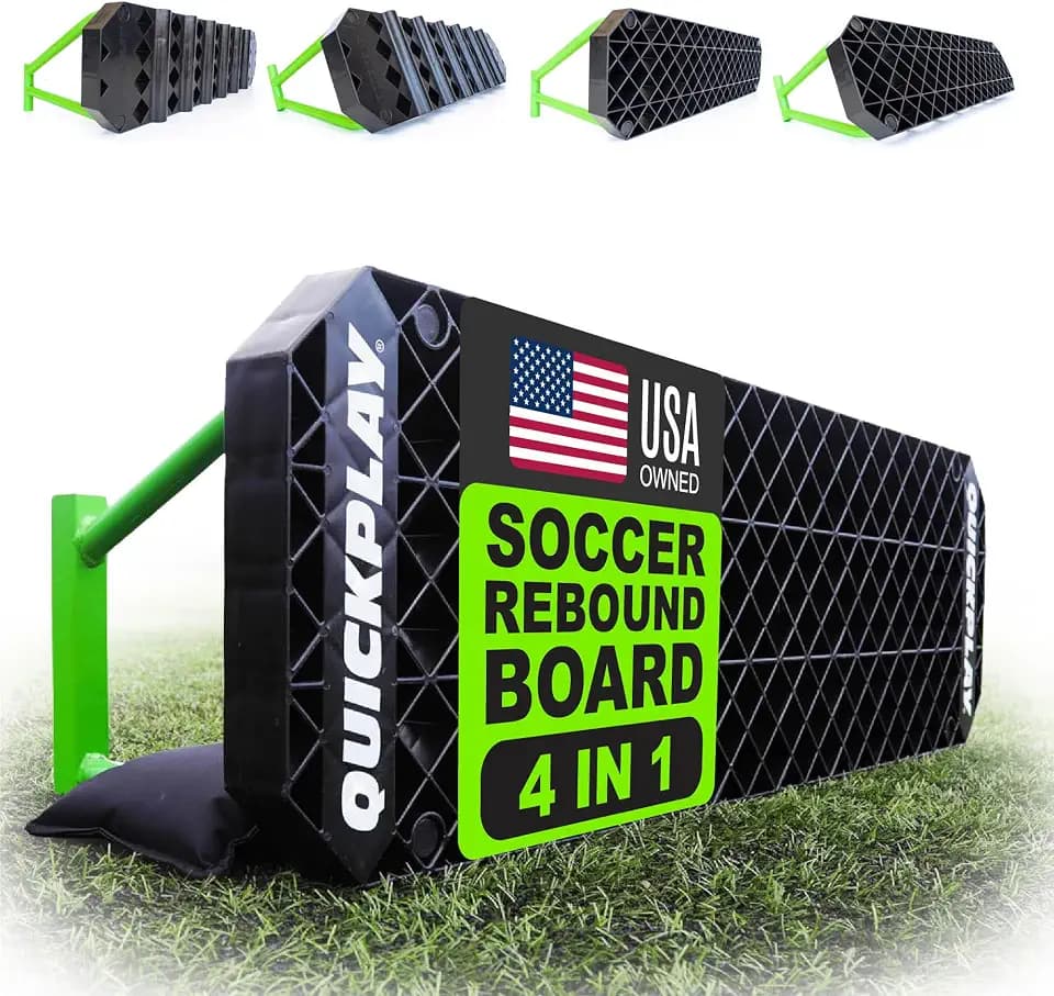Quick Play Replay Station Fußball Rebound Board - 4-in-1 Fussball Passwand