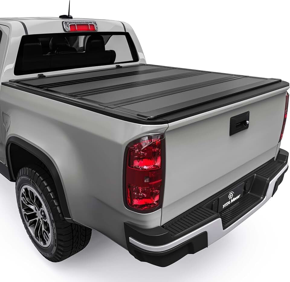 YITAMOTOR Low-Profile Hard Quad-Fold Bed Cover for 2015-2026 Colorado 5.2ft