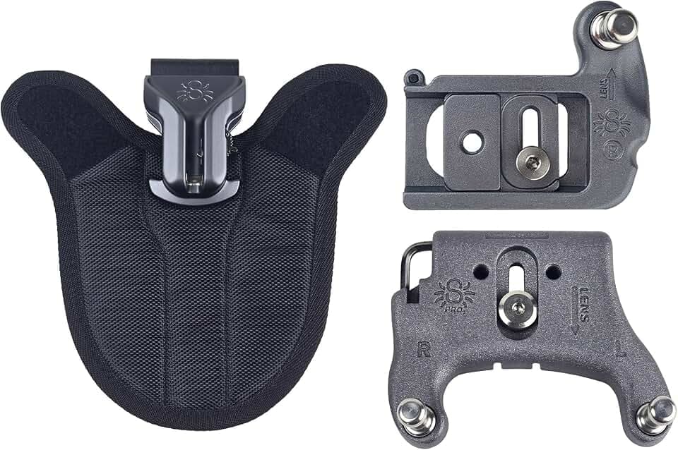Spider Holster – SpiderPro Single Camera System v2 Professional Carrying Kit for DSLR and Mirrorless Cameras and Heavy Gear Includes Belt with Built-in Camera Holster for Quick-Draw Camera Access