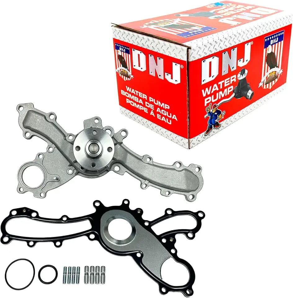 DNJ WP968 Water Pump for 2005-2018 Lexus, Toyota Avalon, Camry, ES350 3.5L V6 24V DOHC 3456cc