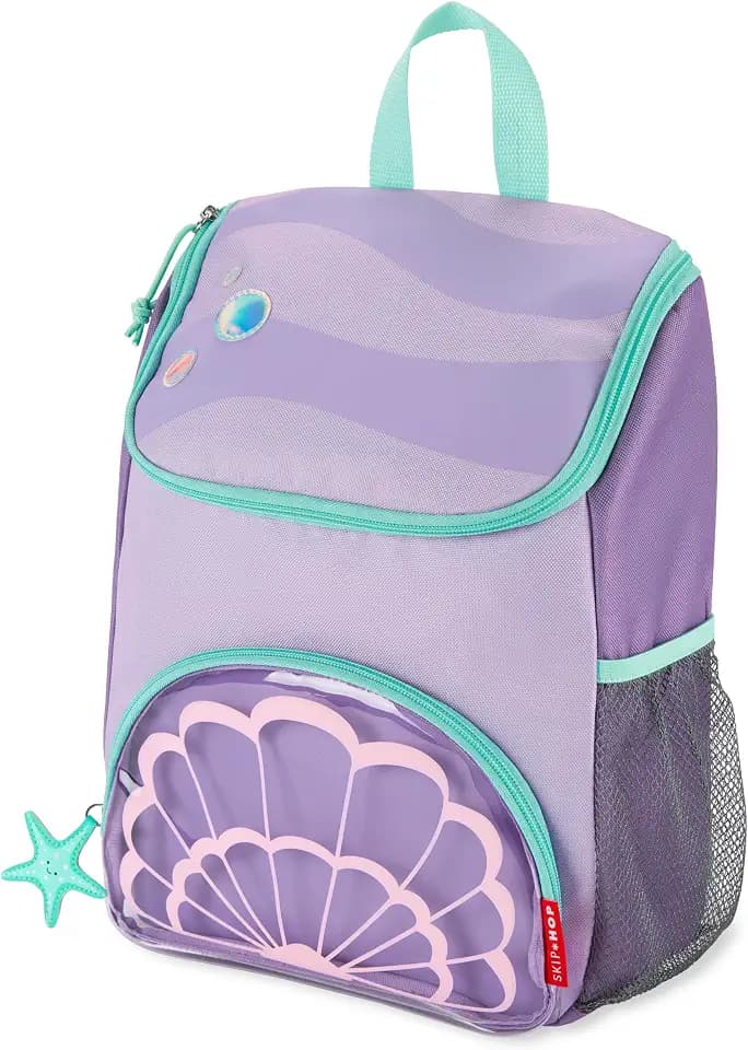 Skip Hop Big Kid's Backpack, 14 inches, 3 years+, Sparks Seashell