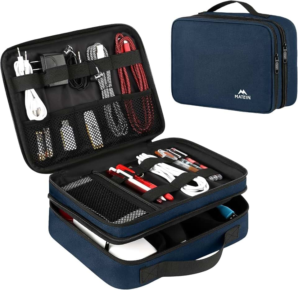 MATEIN Electronic Travel Organizer Case, Portable Travel Cord Organizer