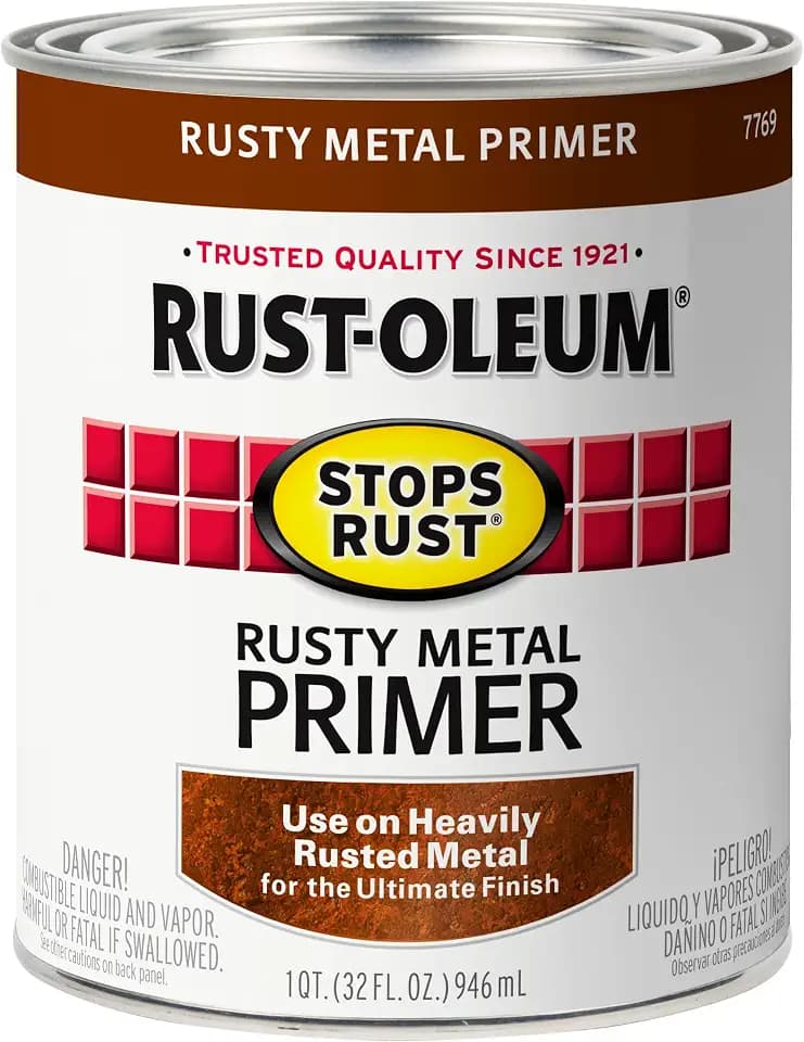 Rust-Oleum Stops Rust Brush On Rusty Metal Primer, Flat