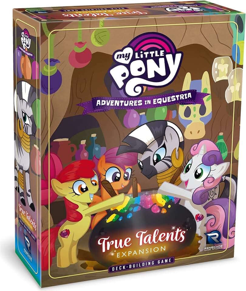 Renegade Game Studios | My Little Pony: Adventures in Equestria Deck-Building Game – True Talents Expansion | Kooperatives Familien-Kartenspiel | 1–4 Spieler | 45–90 Minuten | Englisch